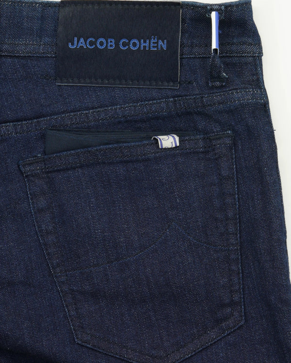 Jacob Cohen Bard Stretch Denim Rinse Dark Blue