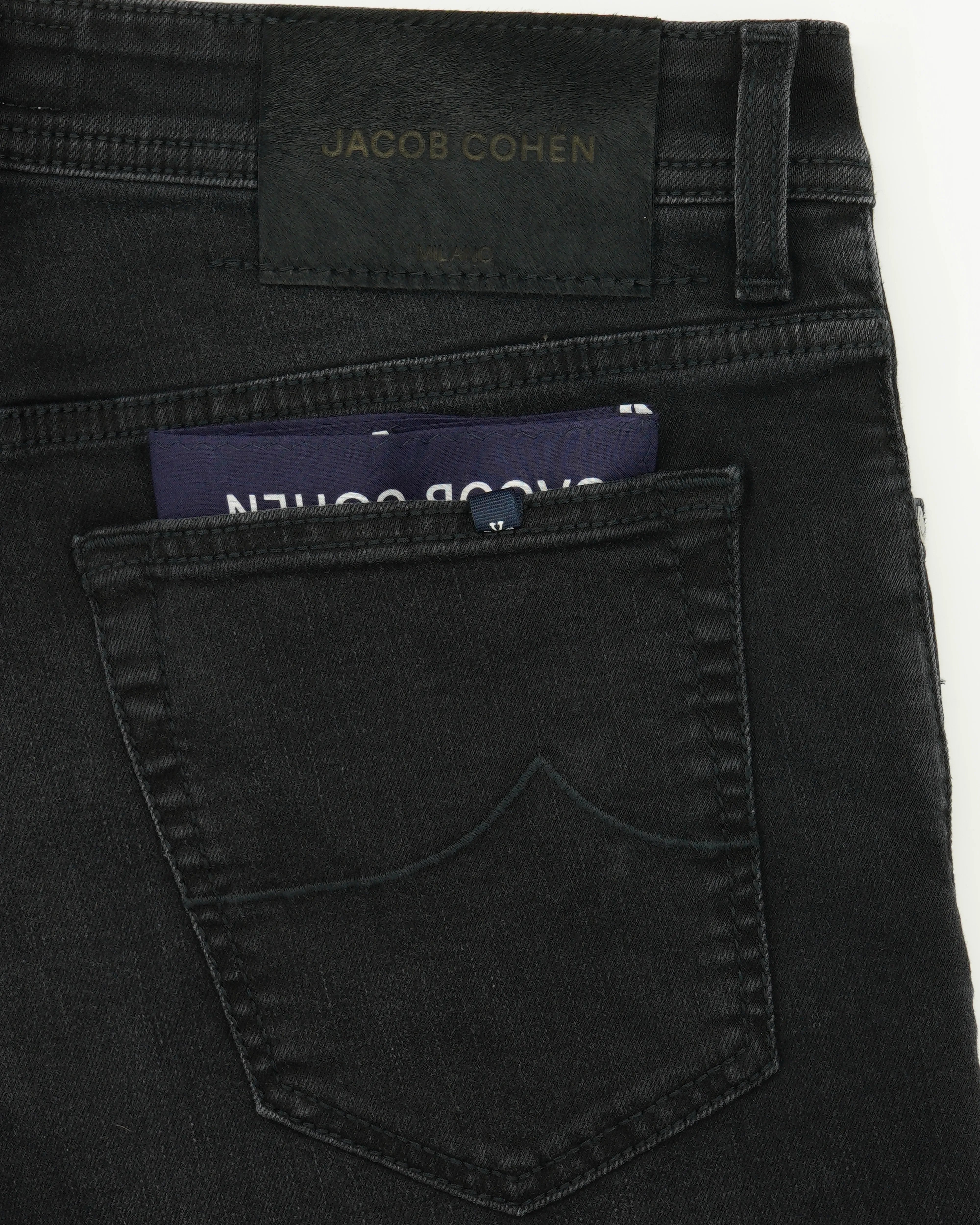 Jacob Cohen Bard Stretch Denim Washed Black