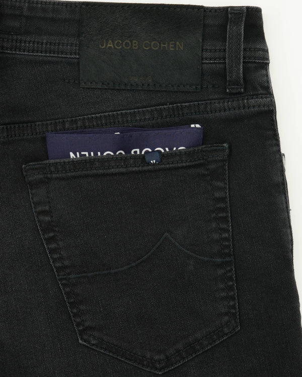 Jacob Cohen Bard Stretch Denim Washed Black