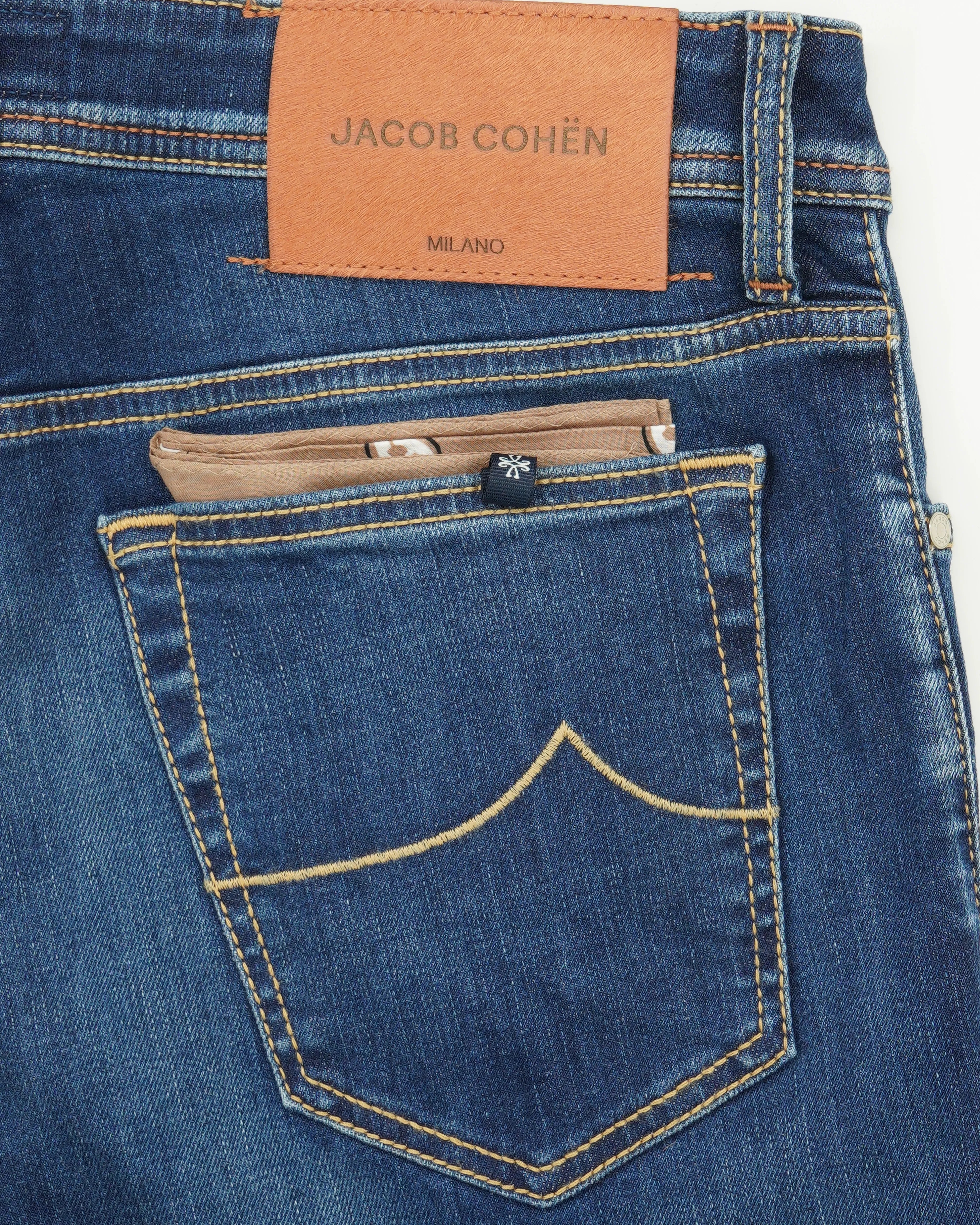 Jacob Cohen Bard Stretch Denim Medium Blue