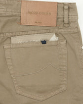 Jacob Cohen Bard Stretch Gabardine Dark Beige