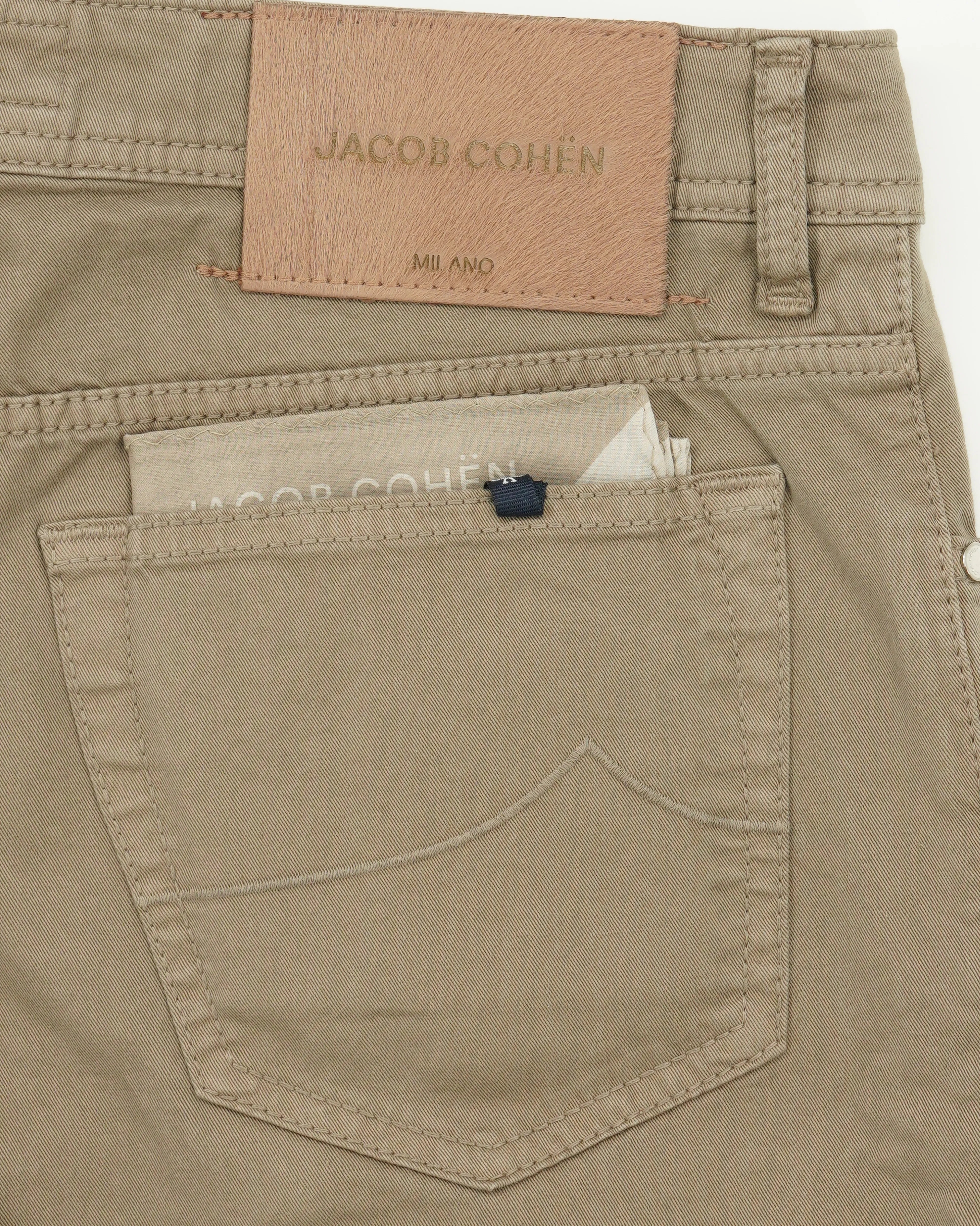 Jacob Cohen Bard Stretch Gabardine Dark Beige