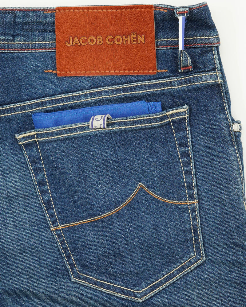 Jacob Cohen Bard Stretch Denim Medium Blue
