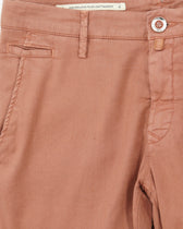 Jacob Cohen Bobby Cotton Linen Stretch Terracotta