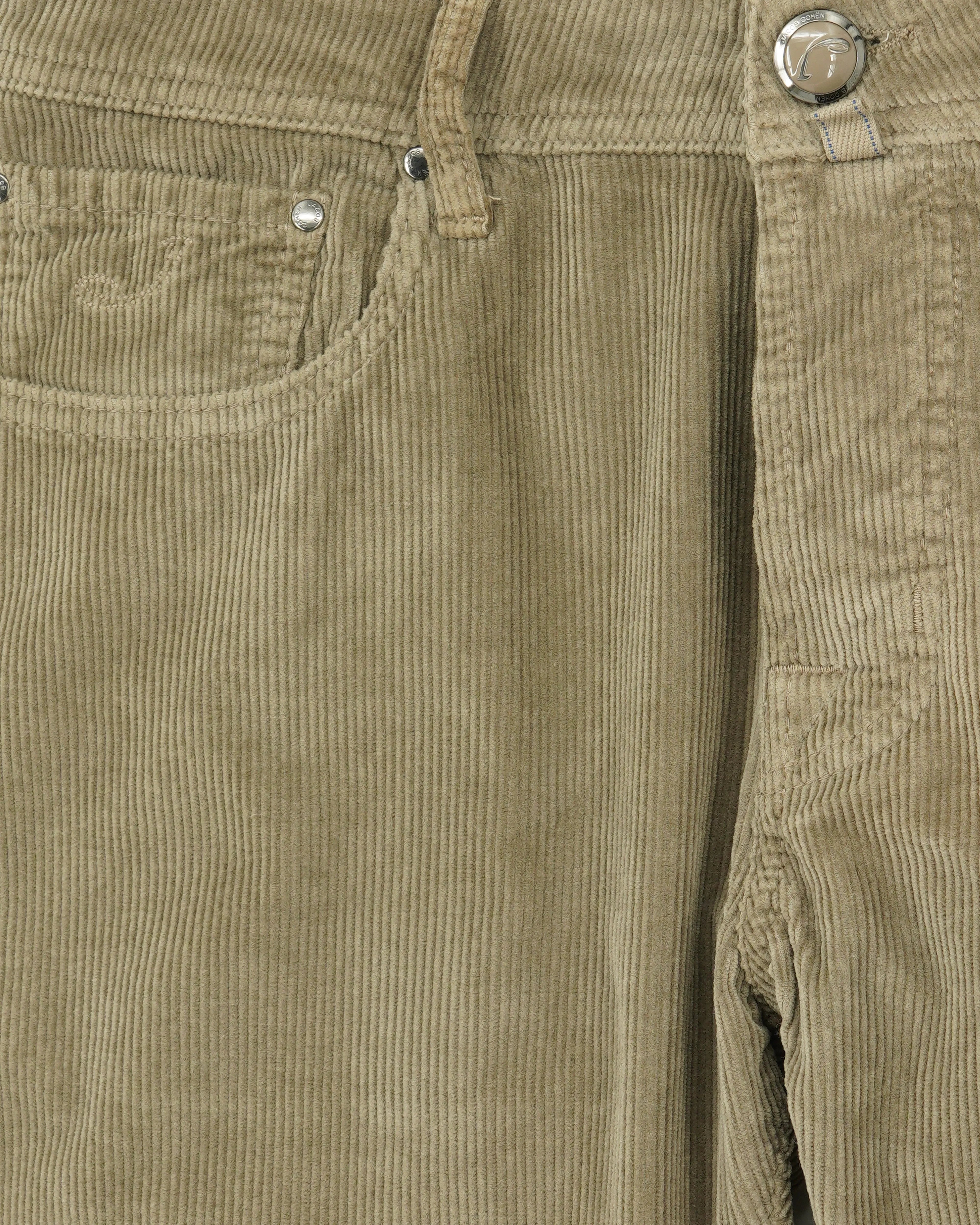 Jacob Cohen Bard Stretch Corduroy Khaki