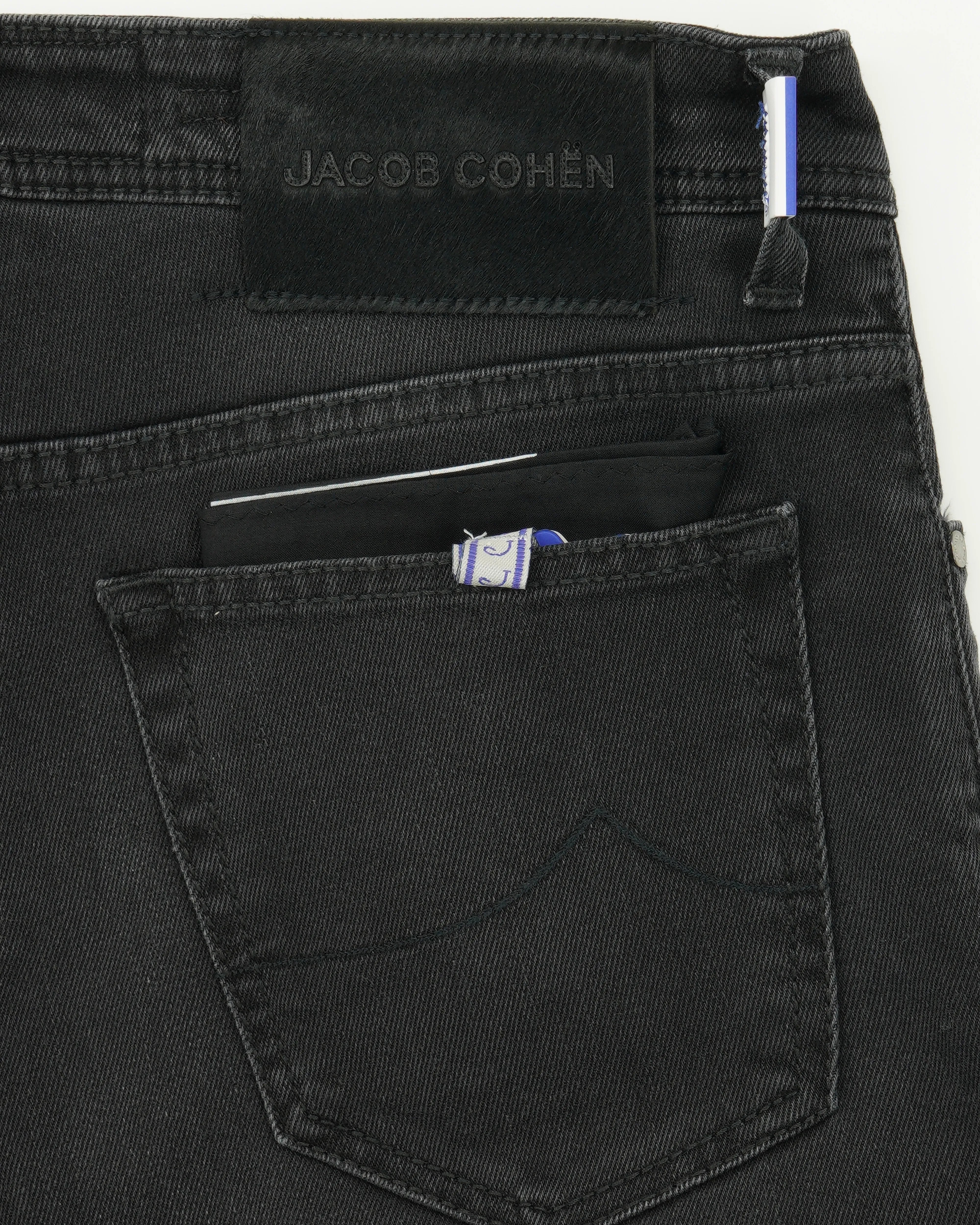 Jacob Cohen Bard Stretch Denim Washed Black