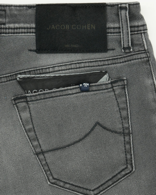 Jacob Cohen Bard Stretch Denim Medium Grey