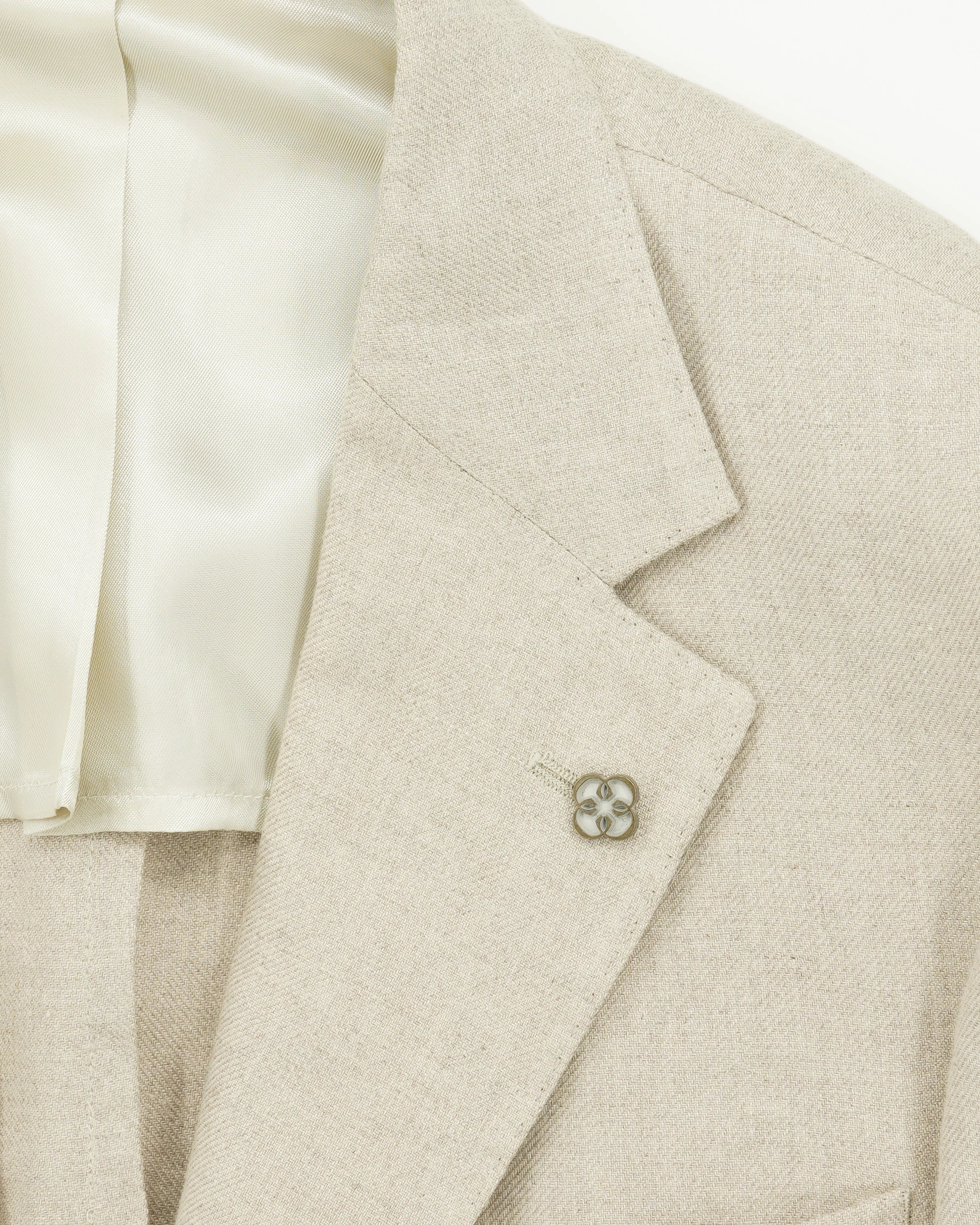 Studio 73 Jacket Solbiati Linen Light Beige