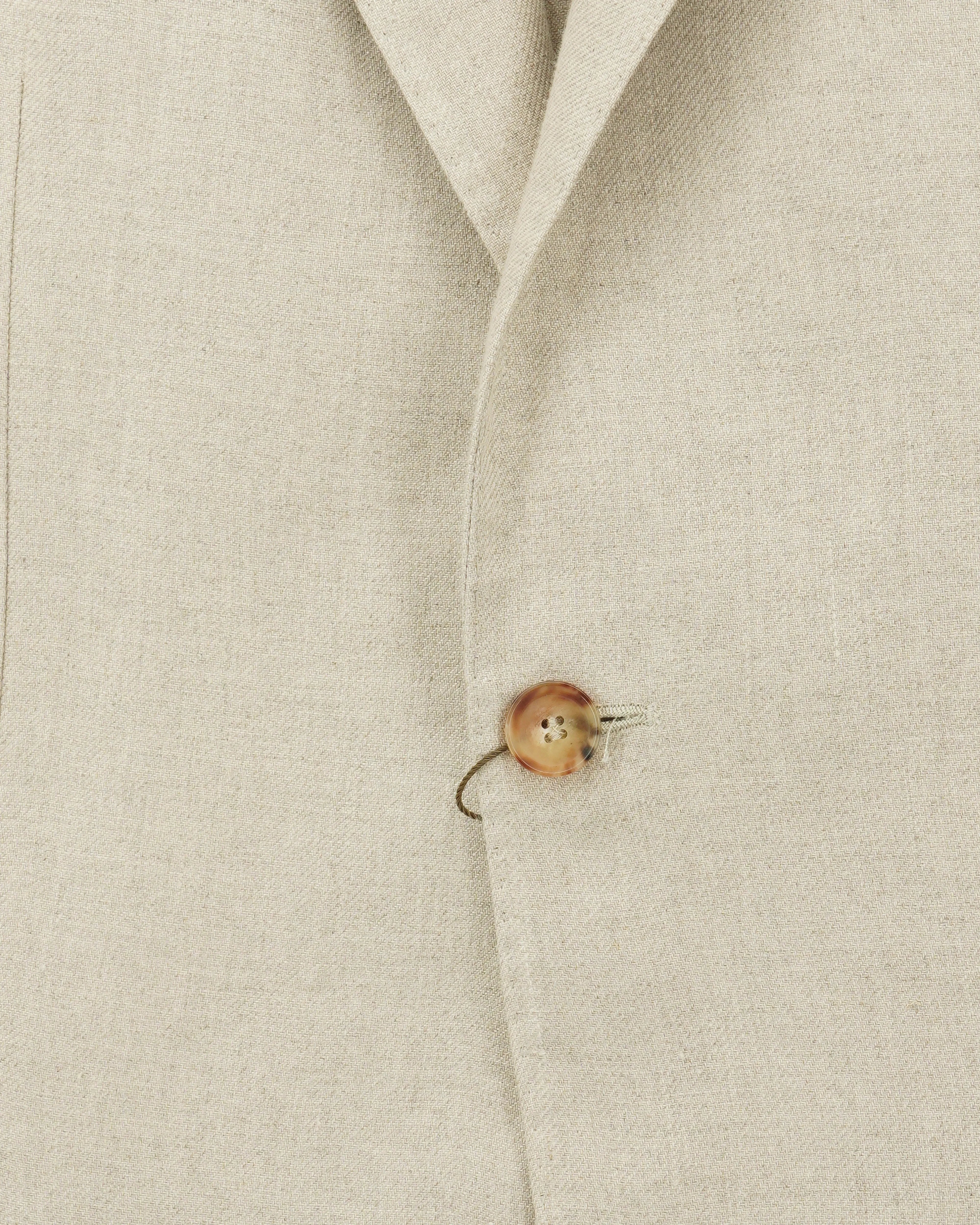 Studio 73 Jacket Solbiati Linen Light Beige