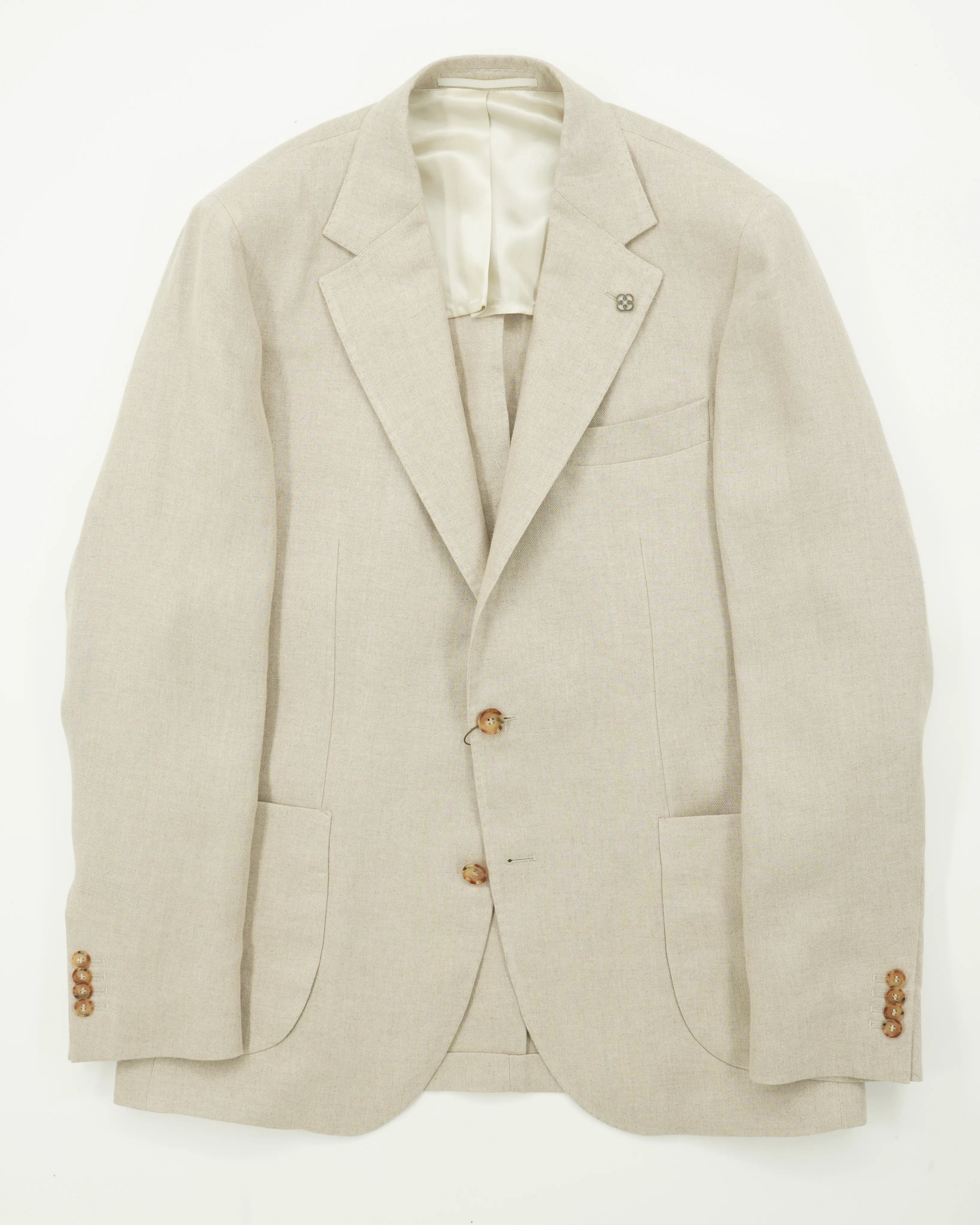 Studio 73 Jacket Solbiati Linen Light Beige