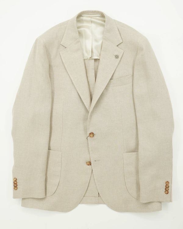 Studio 73 Jacket Solbiati Linen Light Beige