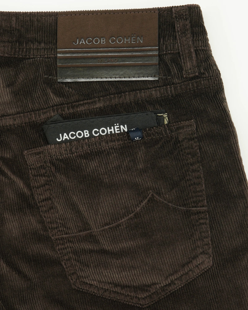 Jacob Cohen Bard Stretch Corduroy Dark Brown