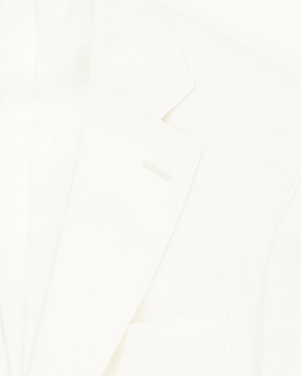Sand Copenhagen Jacket Pure Linen Herringbone White