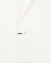 Sand Copenhagen Jacket Pure Linen Herringbone White