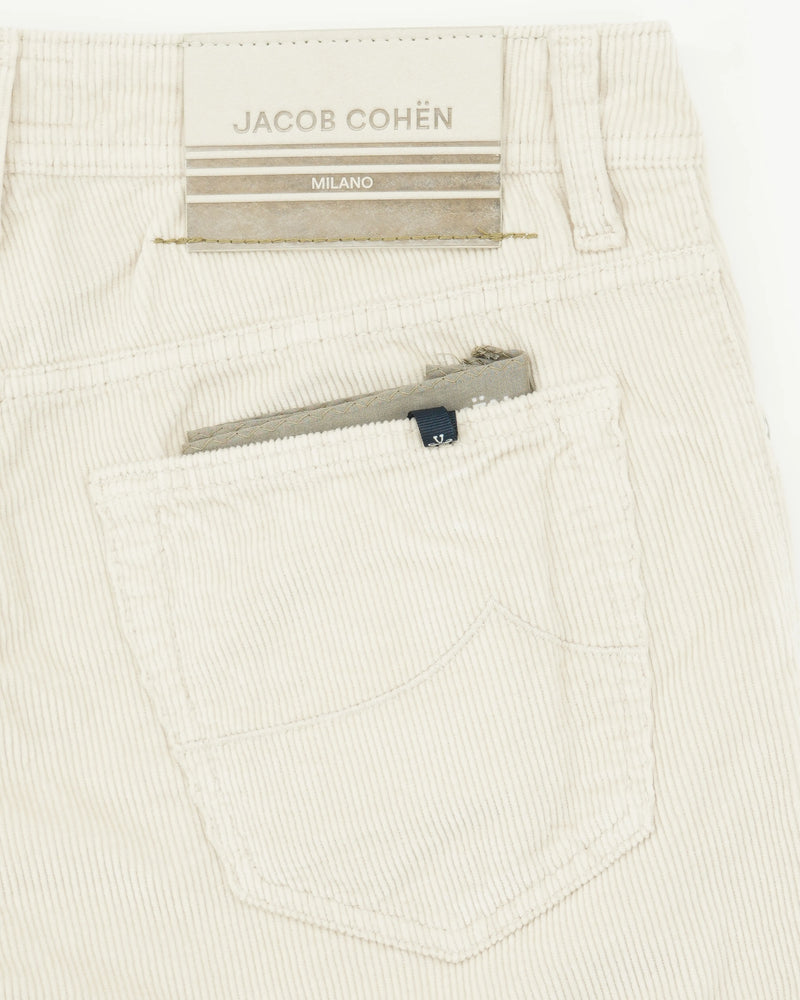 Jacob Cohen Bard Stretch Corduroy Off White