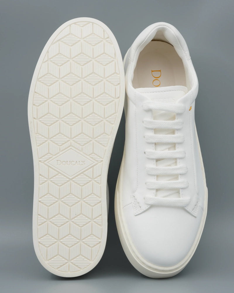 Doucals Sneaker Ultra Soft Lamb Nappa White