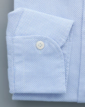 Bastoncino Shirt Textured Cotton Light Blue
