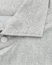 Orian Shirt Ultra Stretch Chevron Light Grey