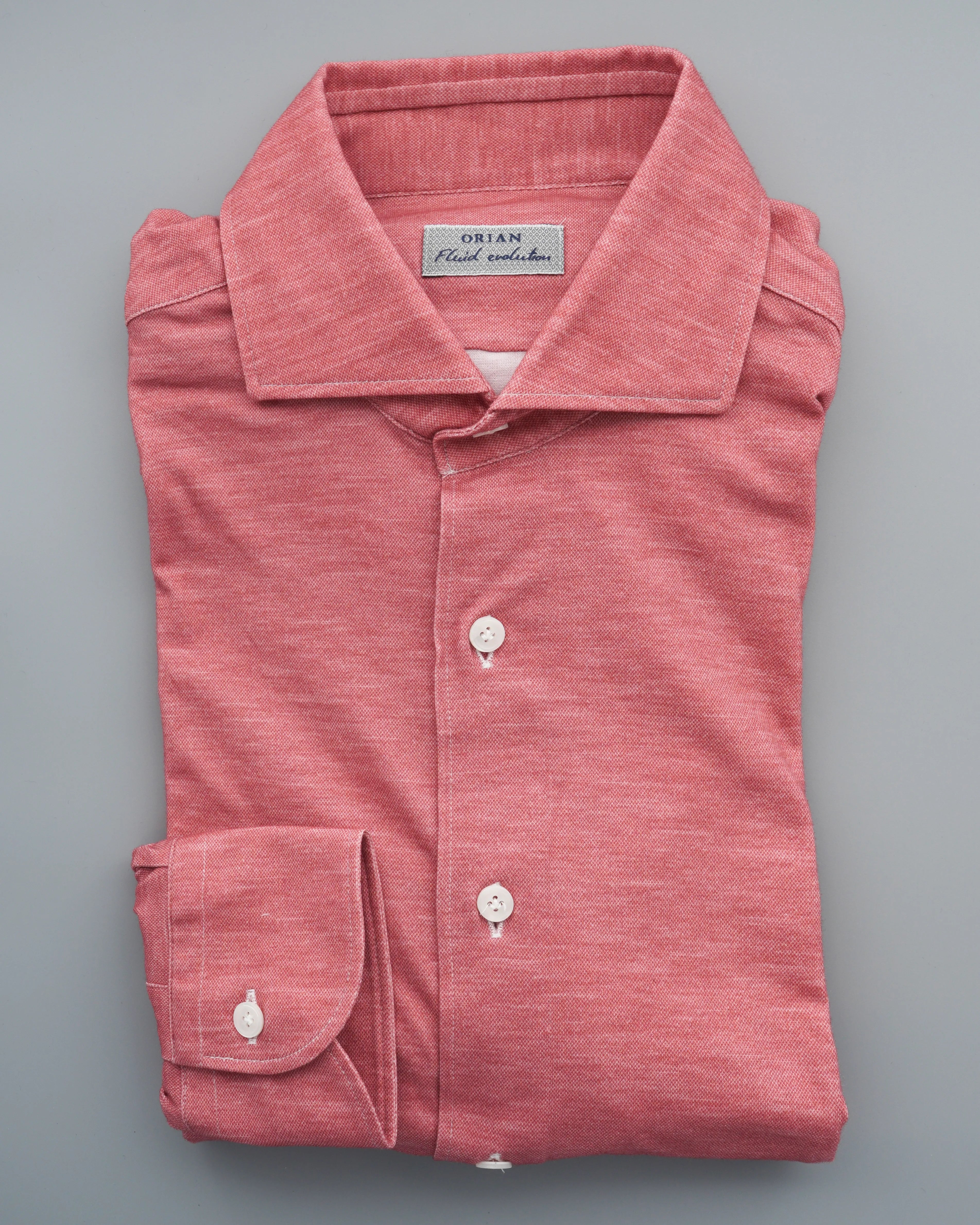 Orian Shirt Cotton Strech Jersey Coral