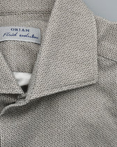 Orian Shirt Cotton Strech Jersey Chevron Warm Grey