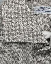 Orian Shirt Cotton Strech Jersey Chevron Warm Grey
