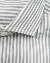 Sonrisa Shirt Pure Cotton Striped Light Grey