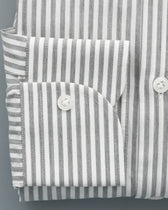Sonrisa Shirt Pure Cotton Striped Light Grey