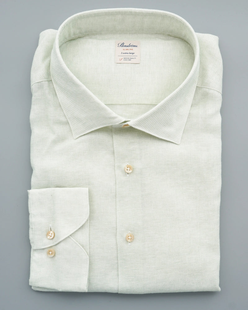 Stenströms Shirt Linen Lyocell Light Green