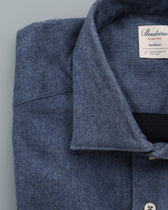 Stenströms Shirt Cotton Flannel Blue