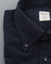 Stenströms Shirt Cotton Flannel Navy