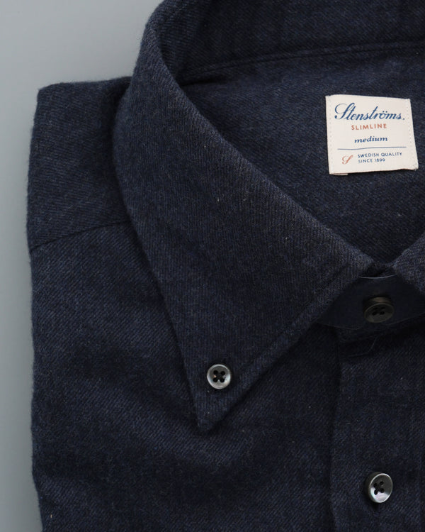 Stenströms Shirt Cotton Flannel Navy