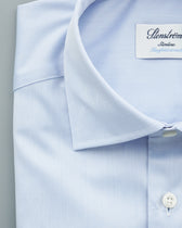 Stenströms Shirt Cotton Twofold Slimline Light Blue