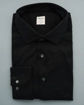 Stenströms Shirt Pure Cotton Jersey Black