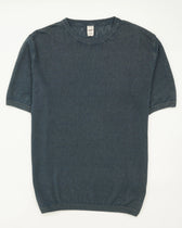 GRP Knitted T-Shirt Pure Linen Blue