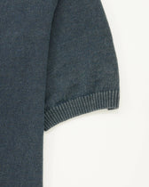 GRP Knitted T-Shirt Pure Linen Blue