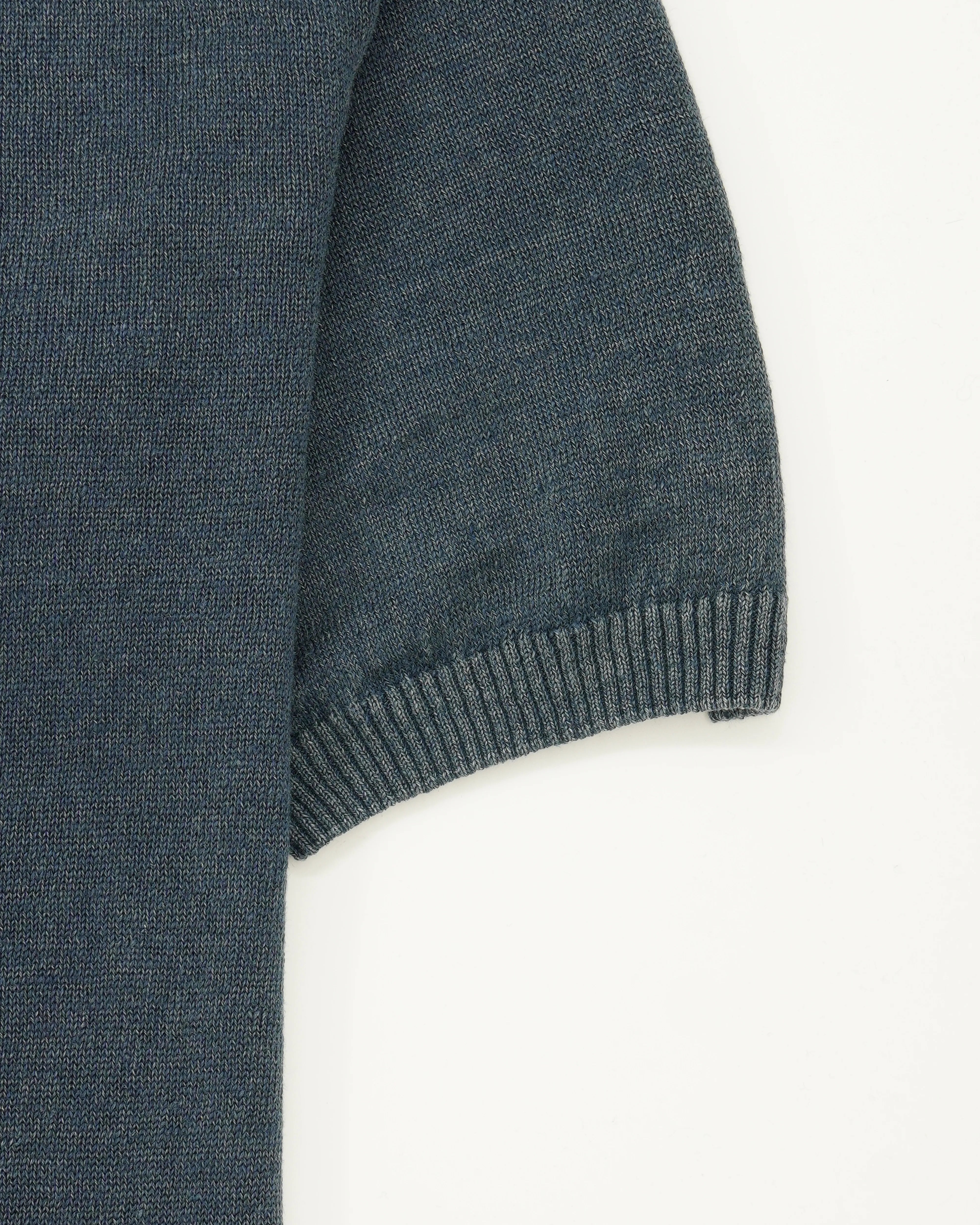 GRP Knitted T-Shirt Pure Linen Blue