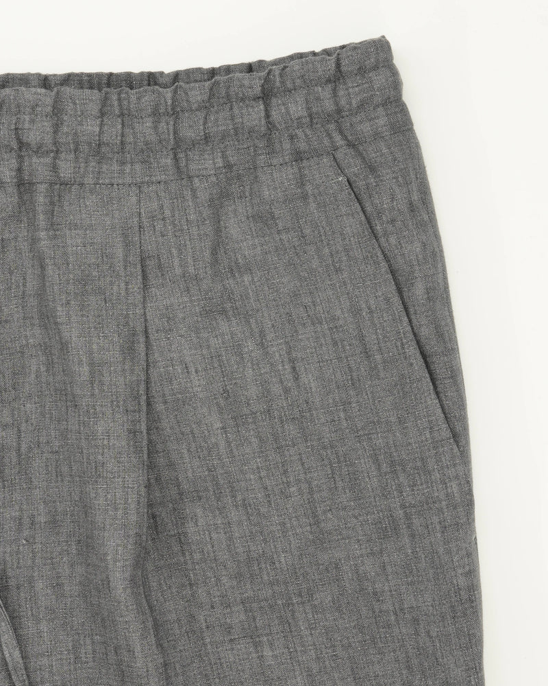 Briglia Trousers Relaxed Fit Pure Linen Grey
