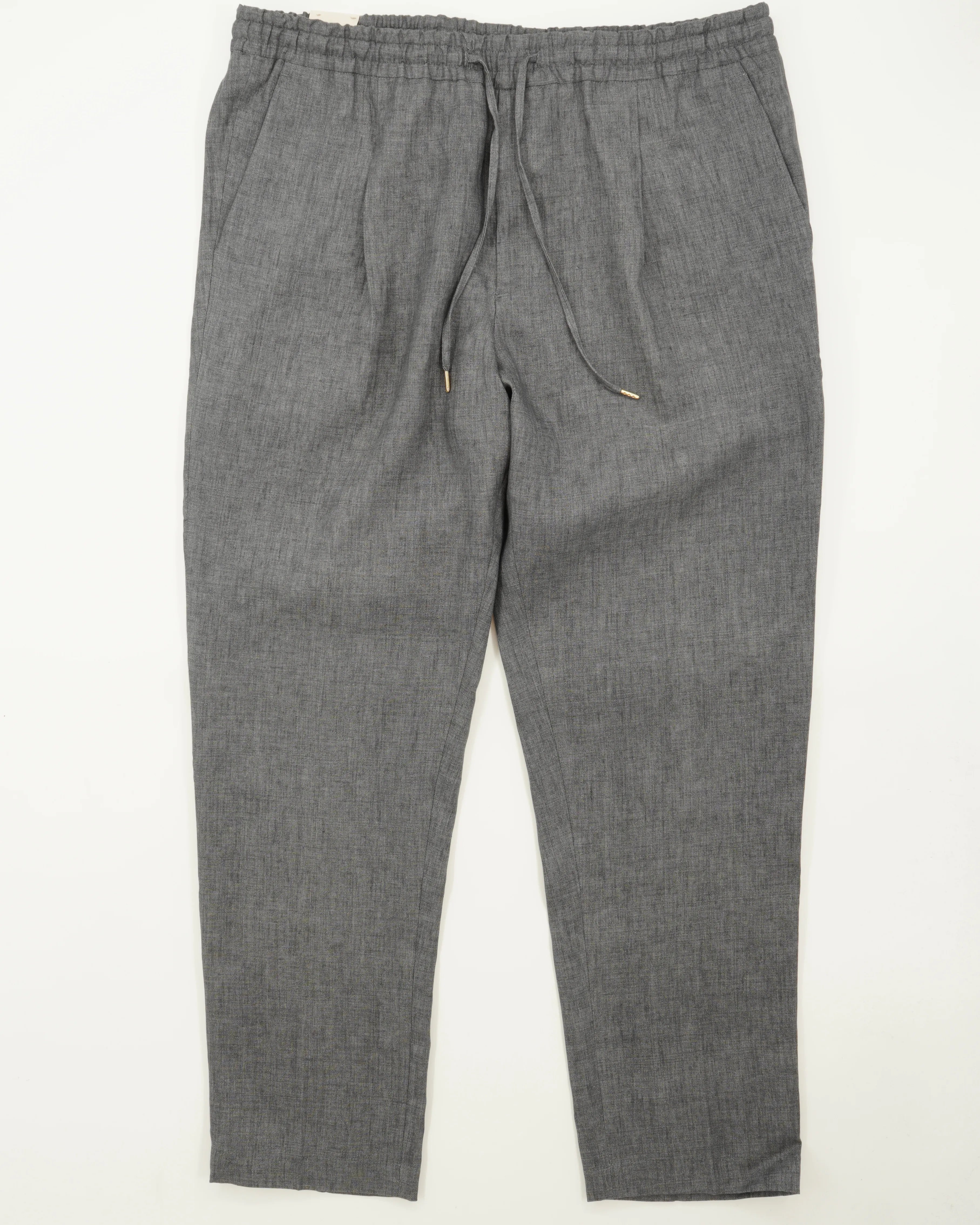 Briglia Trousers Relaxed Fit Pure Linen Grey