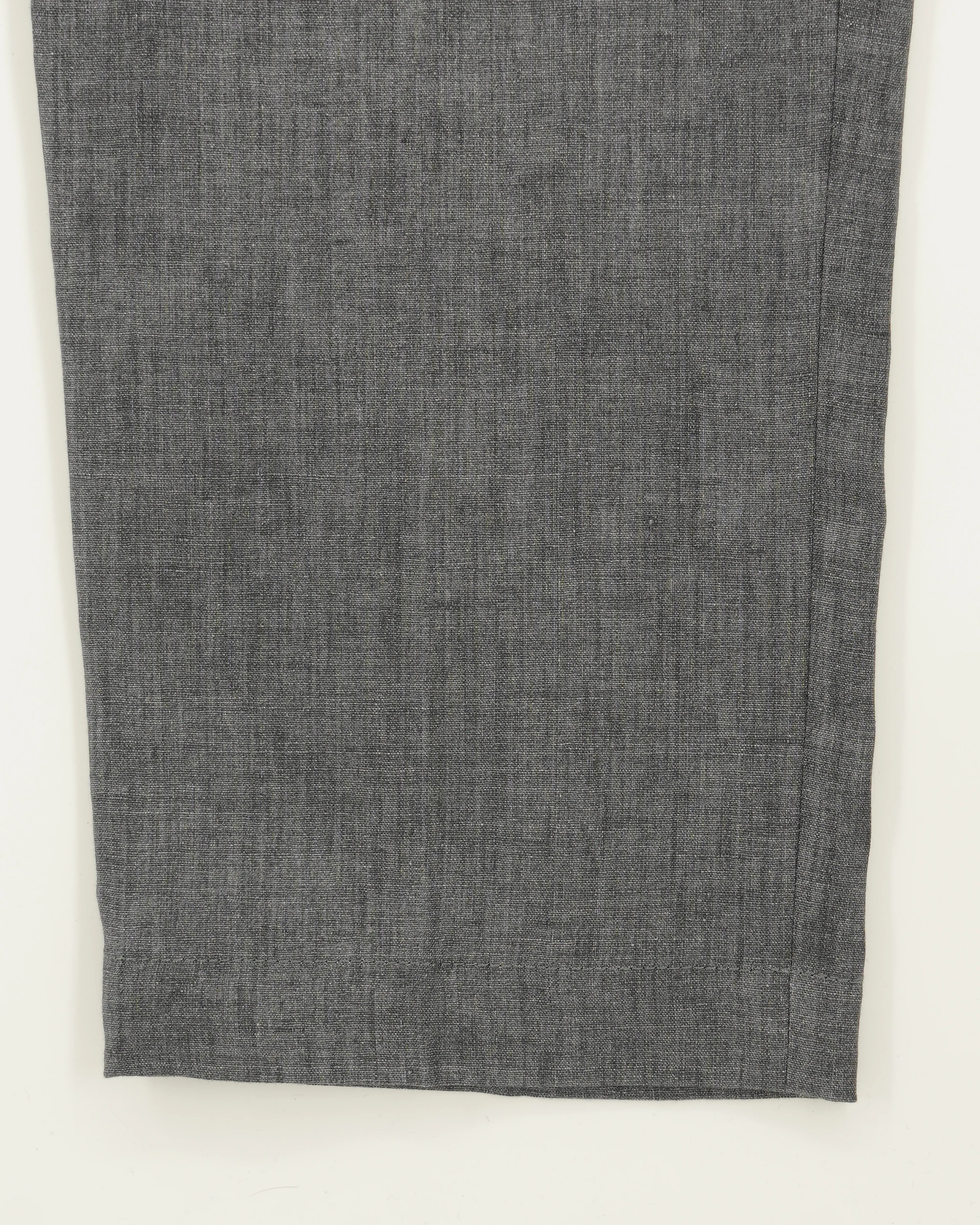 Briglia Trousers Relaxed Fit Pure Linen Grey