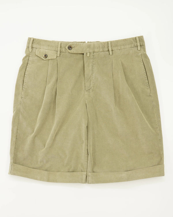 PT Torino Shorts Baby Corduroy Green