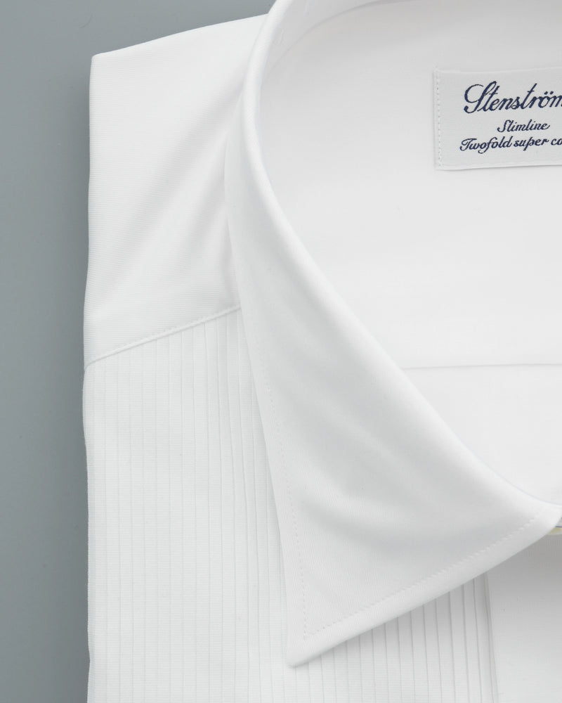 Stenströms Shirt Smoking Pleated White