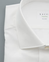 Xacus Shirt Travel Shirt Regular Fit White