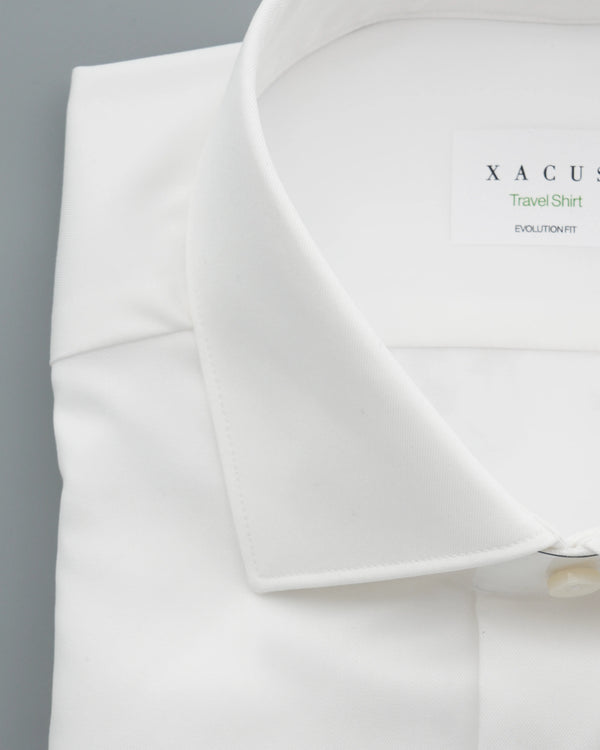 Xacus Shirt Travel Regular Fit White