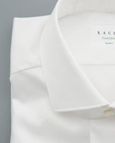 Xacus Shirt Travel Shirt Slim Fit White