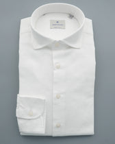 Bastoncino Shirt Textured Cotton White