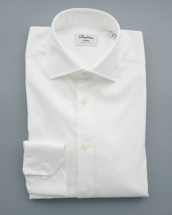 Stenströms Shirt Signature Twofold Cotton White