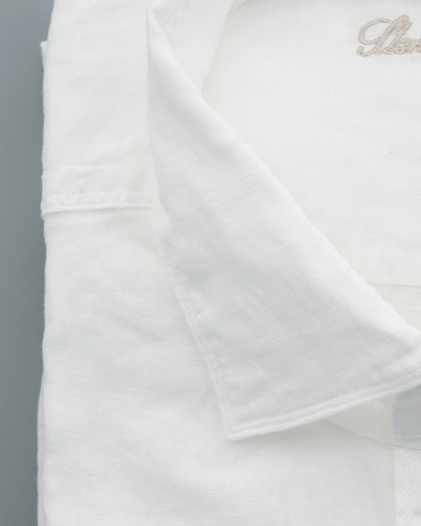 Stenströms Shirt Pure Linen Slim Fit White