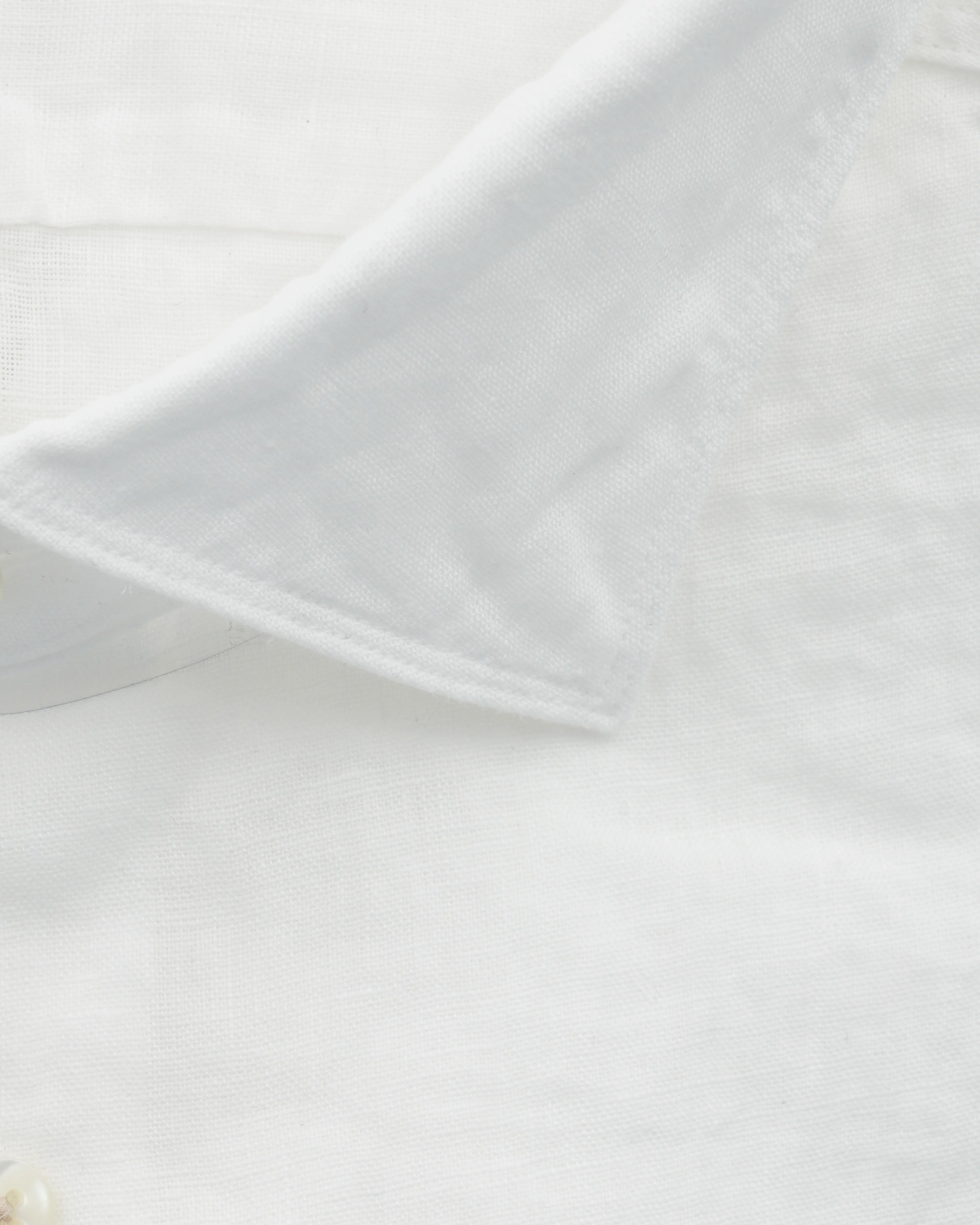 Stenströms Shirt Pure Linen Slim Fit White