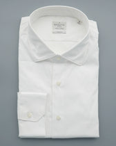 Bagutta Shirt Signature Stretch Slim Fit White