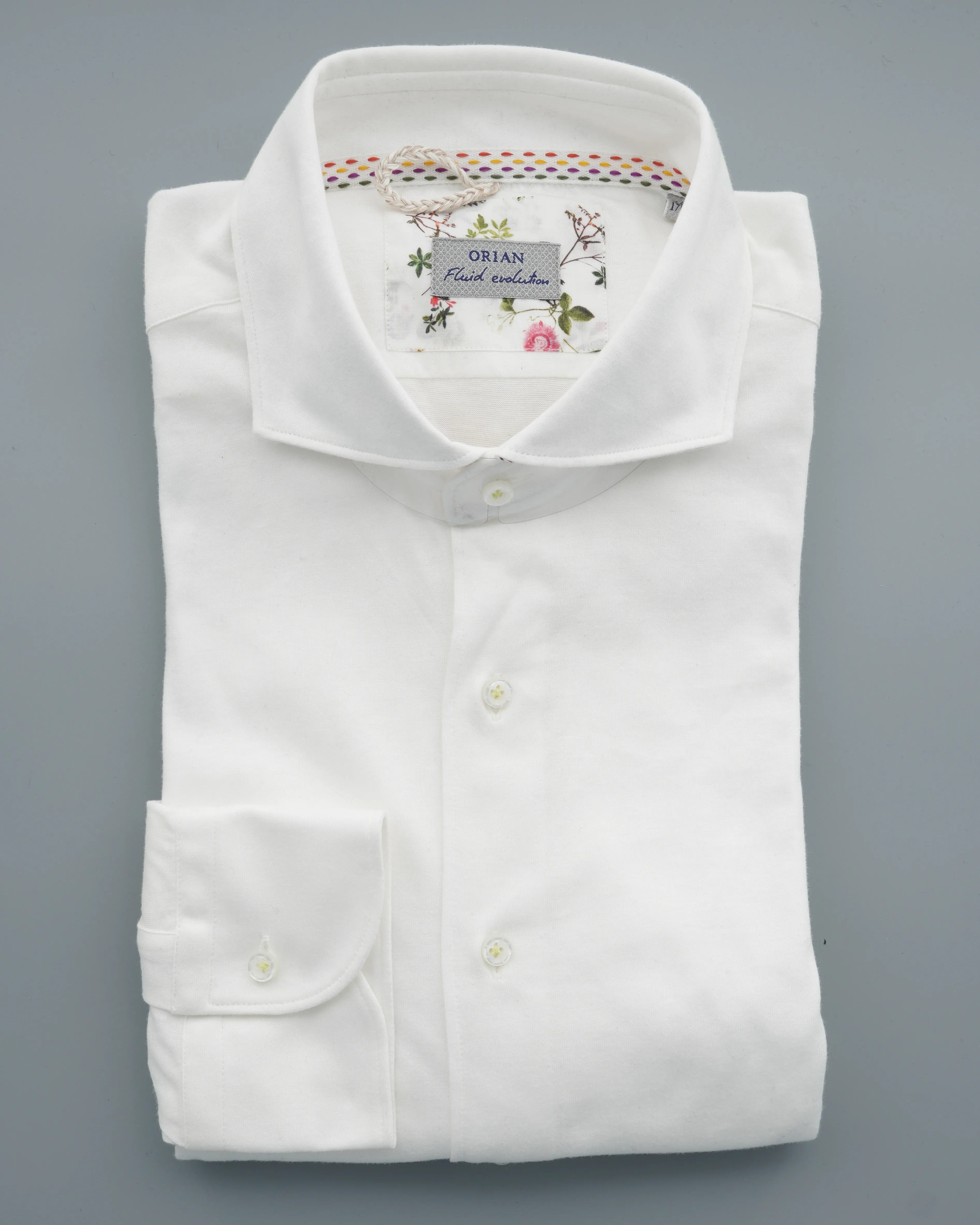 Orian Shirt Pure Cotton Jersey White